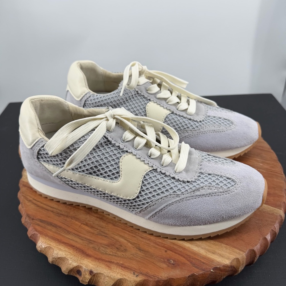 Dolce vita B.ntcd Mesh Sneakers Dusty Blue Woven Mesh Sz 10